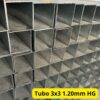 Tubos de hierro de 3x3 en 1.20mm Galvanizados