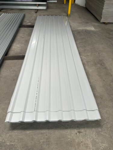 Zinc Flixsteel lamina rectangular Estructural esmaltada blanca 1007x3660 x 0.40mm