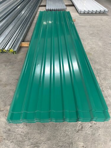 Zinc Flixsteel lamina rectangular Estructural esmaltada verde 1007x3660 x 0.40mm